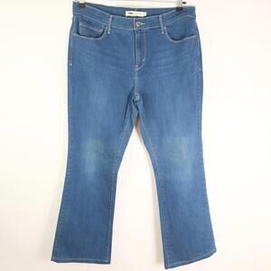 Levi's 515 Bootcut Denim Jeans Women's Size 14M Mid-Rise Blue Stretch